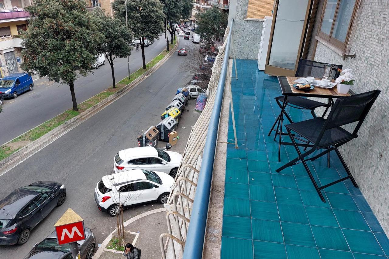 4Bnb - Cozy Albornoz Flat Rome Luaran gambar