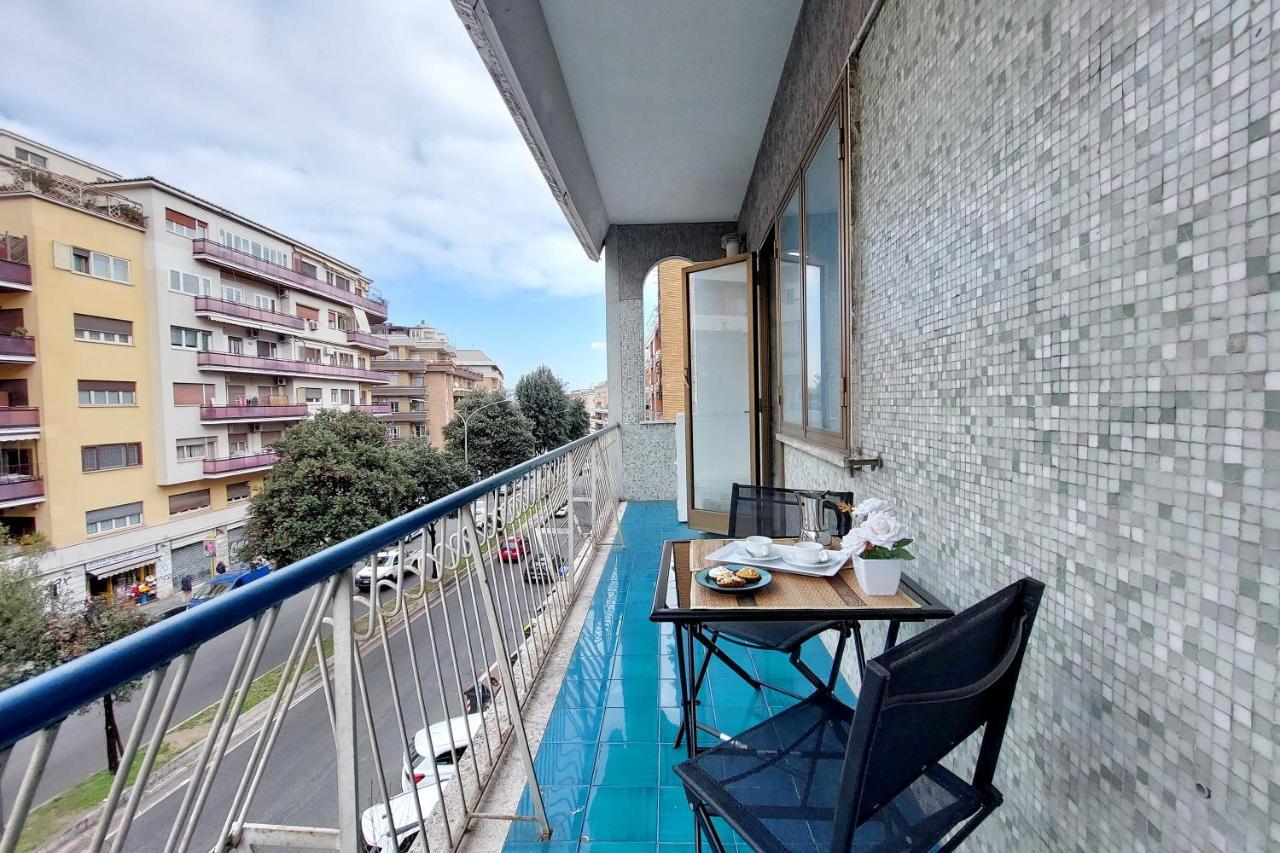 4Bnb - Cozy Albornoz Flat Rome Luaran gambar