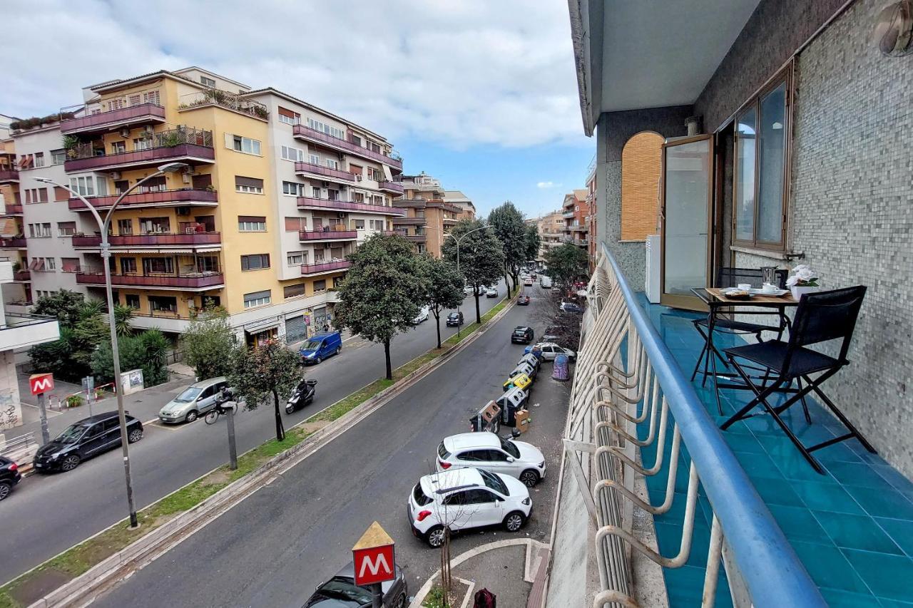 4Bnb - Cozy Albornoz Flat Rome Luaran gambar