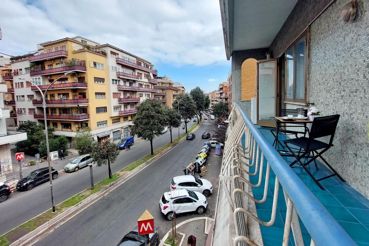 4Bnb - Cozy Albornoz Flat Rome Luaran gambar