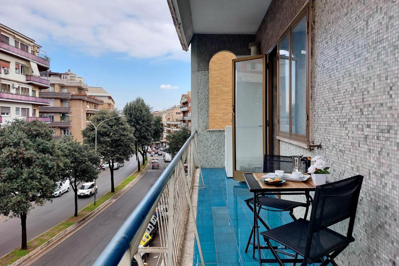 4Bnb - Cozy Albornoz Flat Rome Luaran gambar
