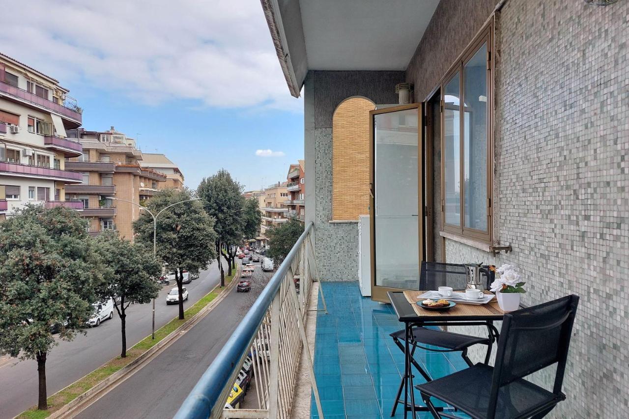 4Bnb - Cozy Albornoz Flat Rome Luaran gambar