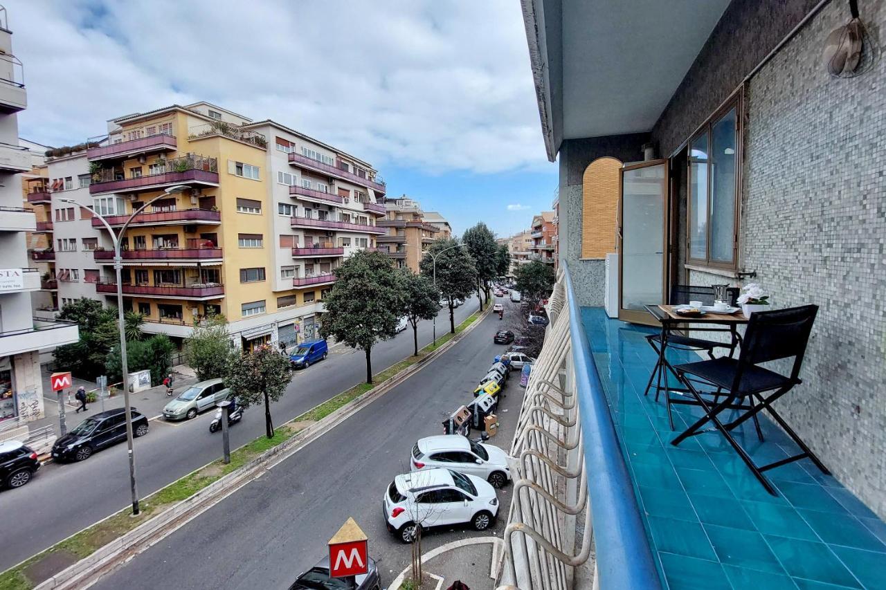 4Bnb - Cozy Albornoz Flat Rome Luaran gambar