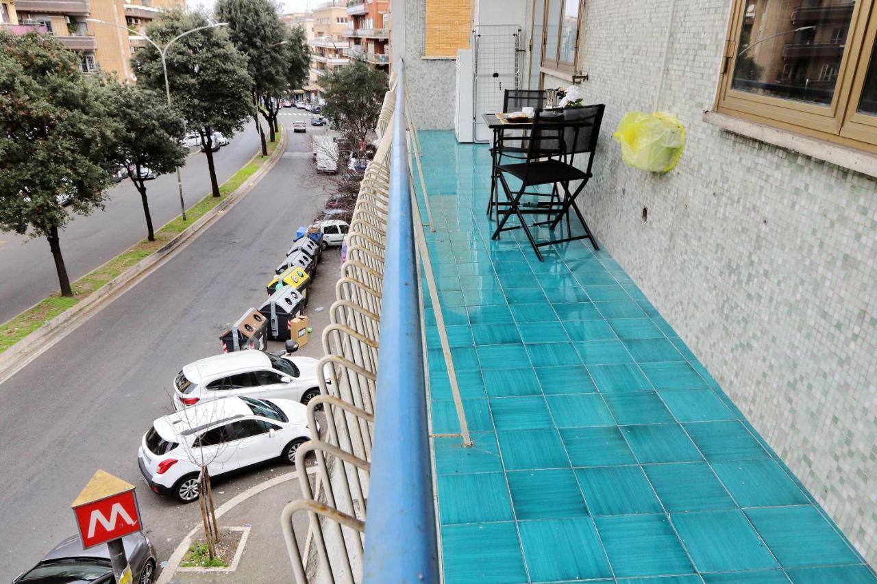 4Bnb - Cozy Albornoz Flat Rome Luaran gambar